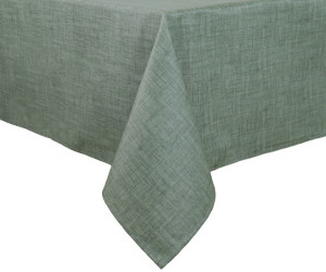 Moss Green Wipe-Clean Tablecloth