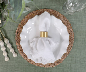 Moss Green Wipe-Clean Tablecloth