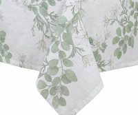 230cm Flannel Flower Tablecloth - 6-8 Seater