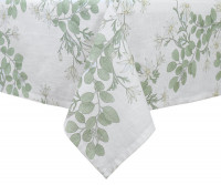 230cm Flannel Flower Tablecloth - 6-8 Seater