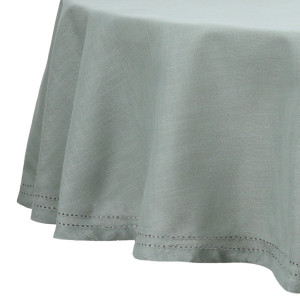 Round Foxton Green Tablecloth, decorative tableware