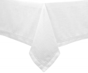 Foxton White Tablecloth