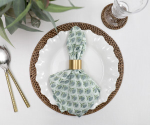 Foxton White Tablecloth