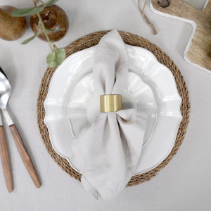 Vienna Dinner Plate - French Provincial Plate, a tabletop piece suited to serving food or creating a decorative display