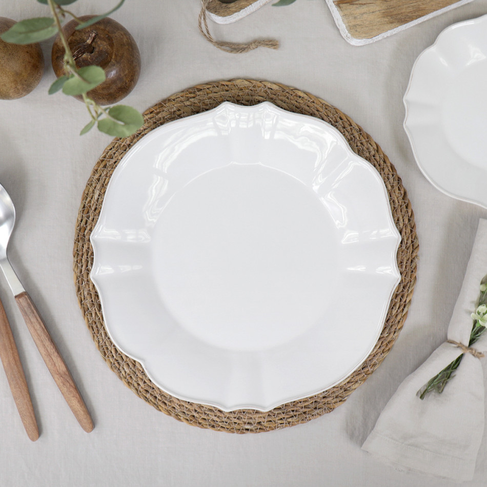 Vienna Dinner Plate - French Provincial Plate, indoor occasional table