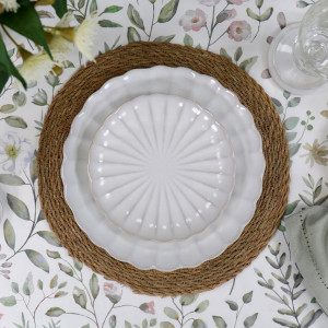 Primavera Wipe-Clean Tablecloth, a textile accent for dining or kitchen use
