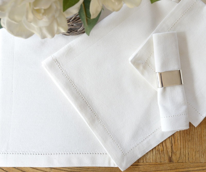 350cm Langford White Tablecloth 10-12 Seater