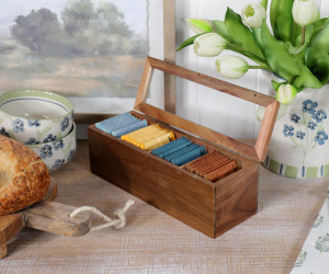 Watson Acacia Wood Tea Box