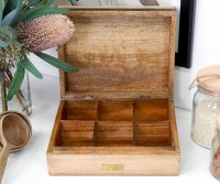 Wilson Wooden Tea Box