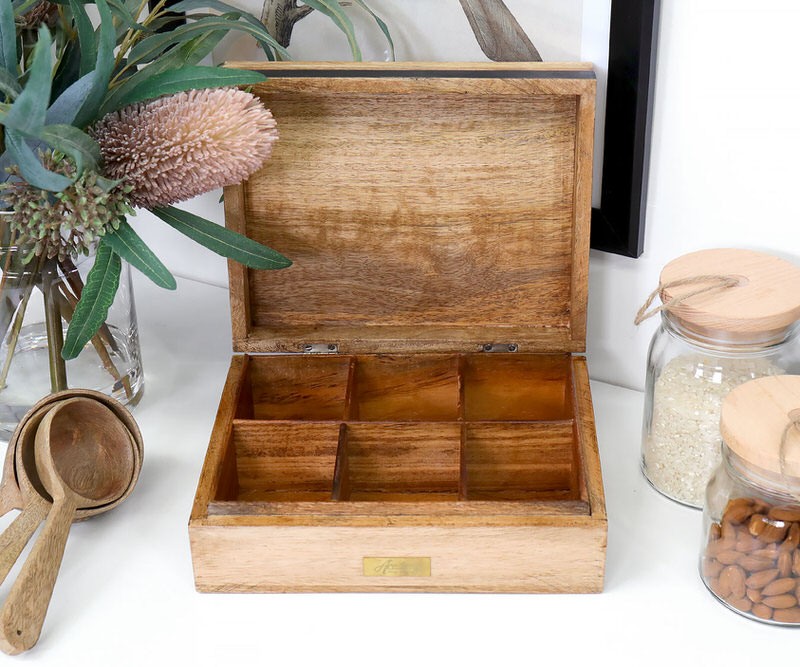 Wilson Wooden Tea Box