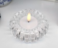 White Lux Collection Flameless Tealight Candle