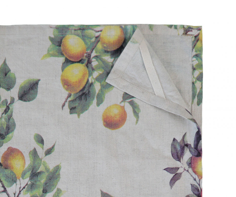 Set 2 Clermont Lemon Harvest Linen Tea Towels