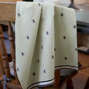 Clover Bee Kitchen Tea Towel, household cleaning accessory