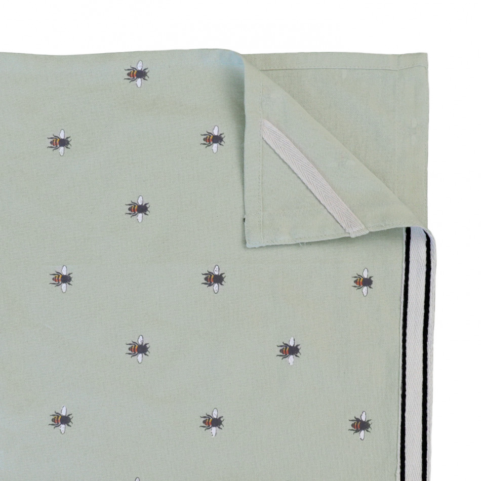 Clover Bee Kitchen Tea Towel, a textile accent for dining or kitchen use