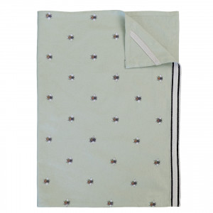 Clover Bee Kitchen Tea Towel, a textile accessory designed for dining, kitchen or tabletop use