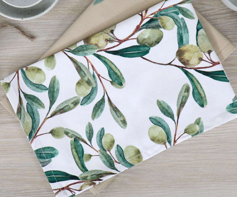 Set 2 Olive Grove Teatowels