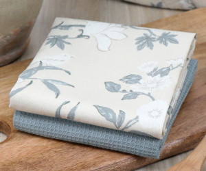 Set 2 Cream Larkhill Tea Towels