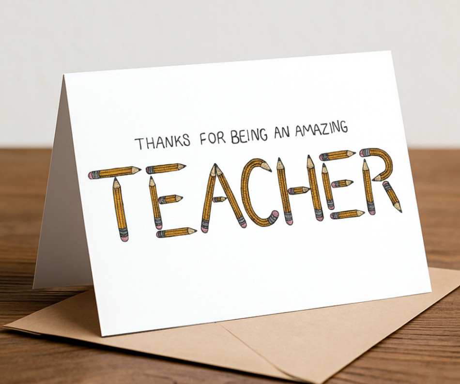 Amazing Teacher Card