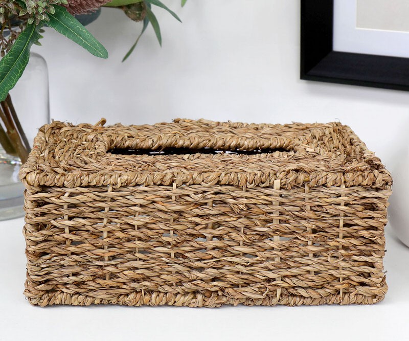 Hastings Seagrass Tissue Box Holder