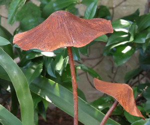 Set 3 Maya Mushroom Garden Stakes