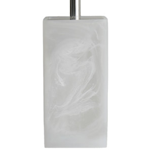 Parker White Resin Toilet Brush Holder, a functional fitting for displaying, holding or organising household items