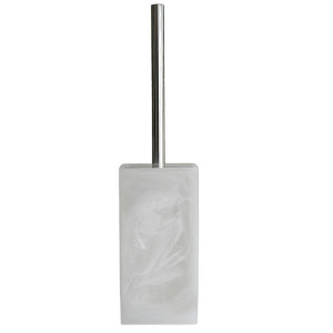 Parker White Resin Toilet Brush Holder, decorative tableware