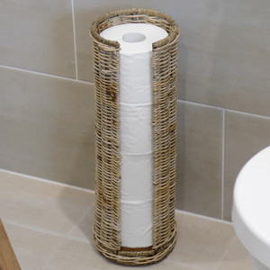 Rawson Rattan Toilet Roll Holder, a functional household accessory for display or organisation