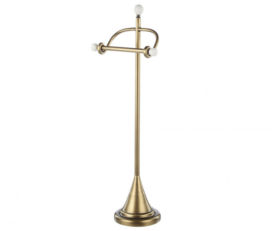 Kingsley Toilet Roll Holder Antique Gold