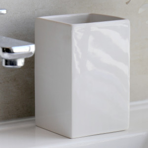 Charlie Toothbrush Holder - Square, a functional household accessory for display or organisation