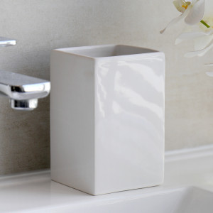 Charlie Toothbrush Holder - Square, decorative tableware