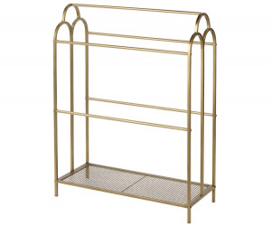 Kingsley Towel Rack Antique Gold