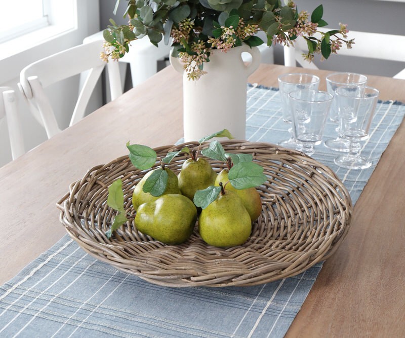 Sutcliffe Wide Rattan Fruit Bowl