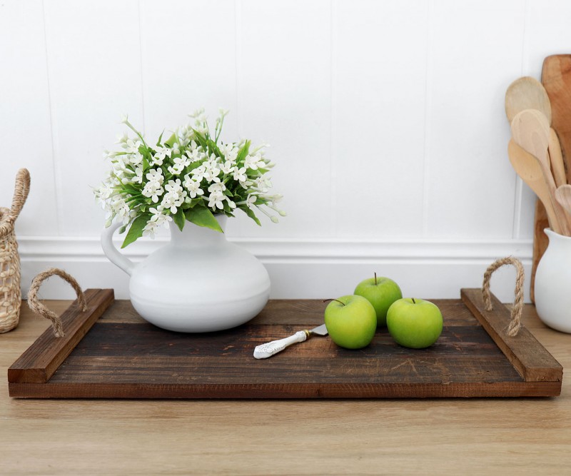 Cooper Rustic Wooden Tray Long Home Accessories And Homewares Cooper Rustic Wooden Tray Long Home