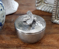 Lorenzo Silver Bee Trinket Box