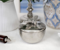 Lorenzo Silver Bee Trinket Box