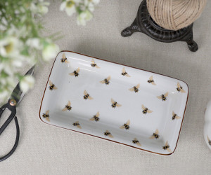 Jardin Gold Bees Trinket Dish