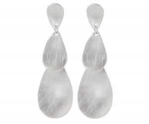Carolina Silver Statement Drop Earrings, a jewellery accessory for personal styling
