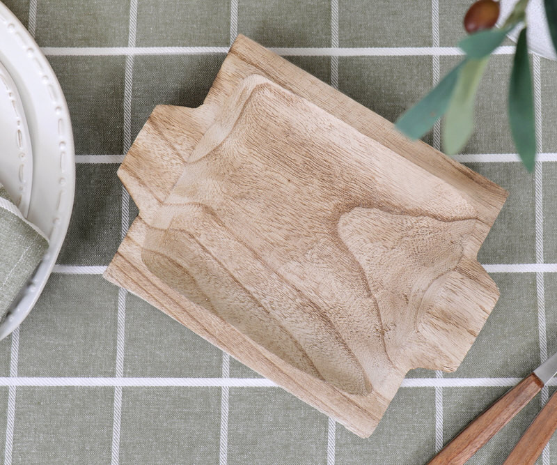 Medium Welby Carved Wooden Dish