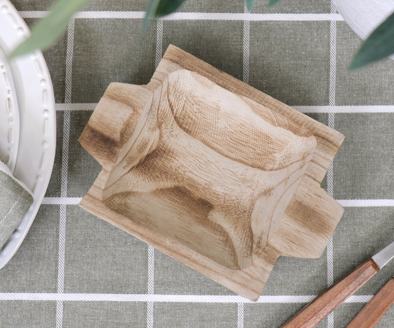 Small Welby Carved Wooden Dish