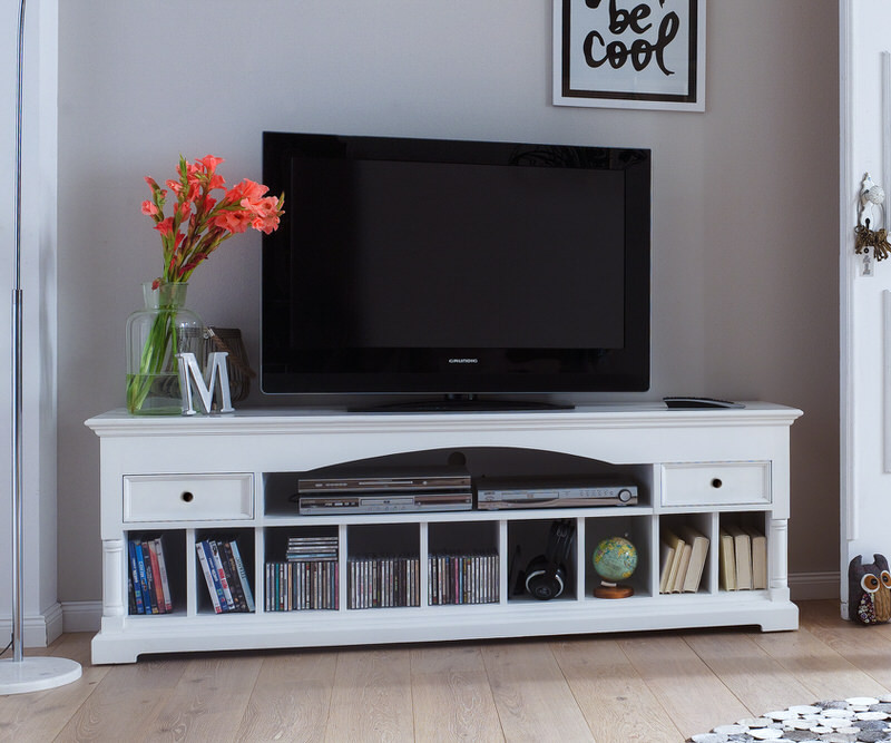 Provence White TV Unit / Media Console