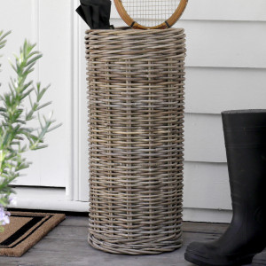 Wimbledon Rattan Umbrella Holder, a functional household accessory for display or organisation