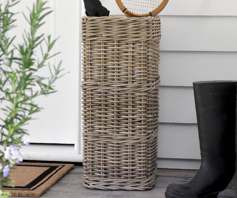 Paddington Rattan Umbrella Holder - Square