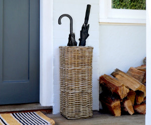 Paddington Rattan Umbrella Holder - Square