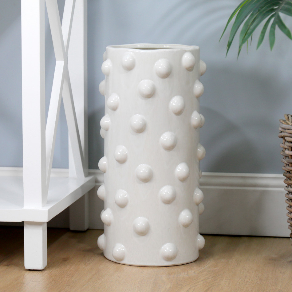 Pomona Ceramic Umbrella Stand, wall-mounted storage and organisation piece