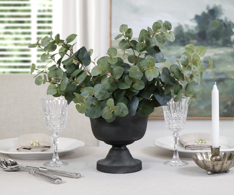 Chatsworth Black Metal Urn