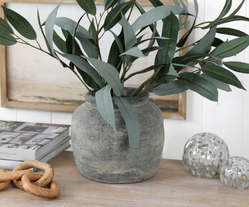 Mandurah Charcoal Grey Vase - Large