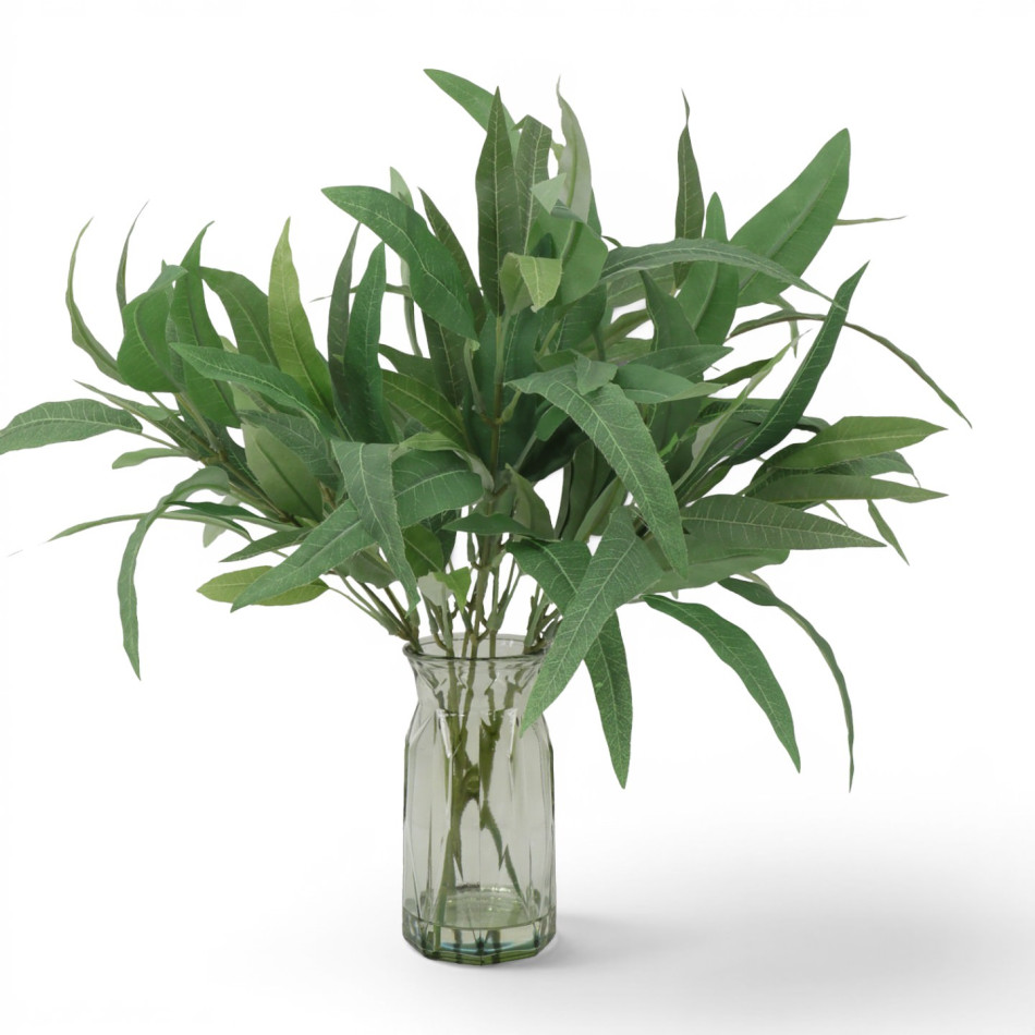 Bellingen eucalyptus leaf vase arrangement displayed against a white background