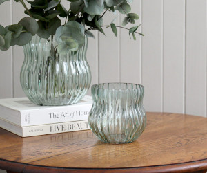 Small Cleo Bell Green Vase