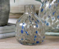 Blue Biscay Glass Vase - Small