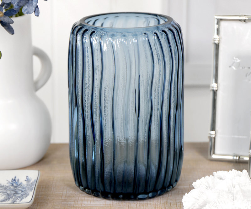 Marcellina Blue Glass Vase